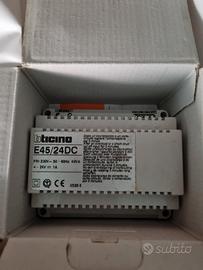 BTICINO LIVING LIGHT ART. E45/24DC ALIMENTATORE