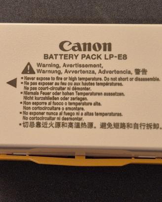 Batteria originale Canon LP-E8