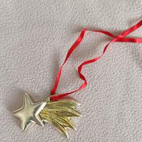 decorazione natalizia vintage -stella cadente