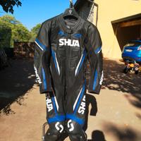 tuta moto 50 NUOVA!! intera in pelle