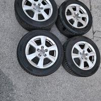4 Cerchi in lega per Audi A4 con Gomme invernali 2