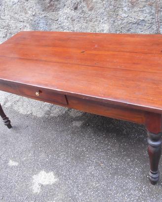 Tavolo antico metà '800 cm 198,5 x 88,5