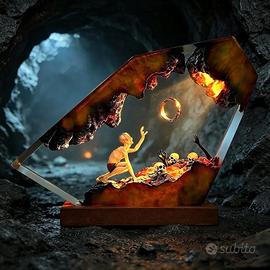 Il Signore degli Anelli Gollum lampada multicolore