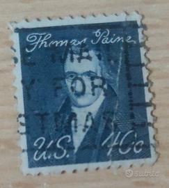 Francobollo USA Thomas Paine 40c 1968