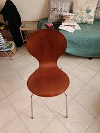 6 sedie in legno