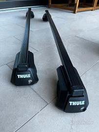 Thule portapacchi 118cm SquareBar + piedini Evo