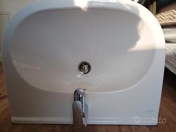 Lavabo Bagno Ceramica con Rubinetto