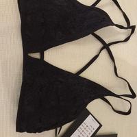 reggiseno bralette nero taglia 38 / 40 XS