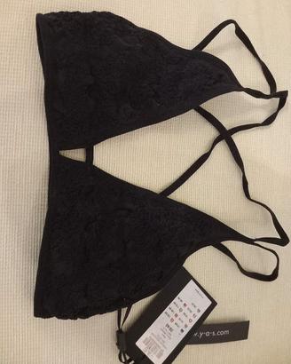 reggiseno bralette nero taglia 38 / 40 XS