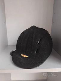 CASCO DA EQUITAZIONE SCAMOSCIATO