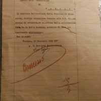 Documento antico 1936