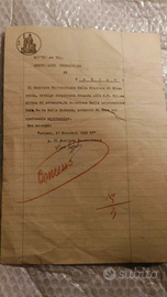 Documento antico 1936
