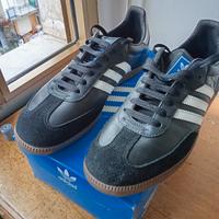 Adidas samba in pelle colore nero numero 43 1/2