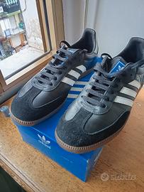 Adidas samba in pelle colore nero numero 43 1/2