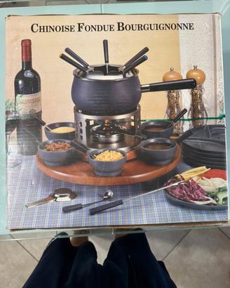 Set Fonduta Bourguignonne 6 persone completo