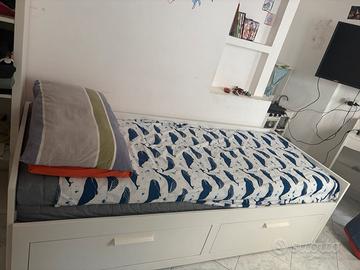 Letto estraibile. Ikea compreso di materassi sfode