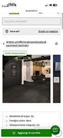 Pavimento laminato nero