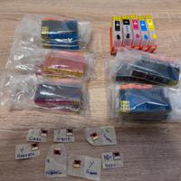 Kit cartucce ricaricabili HP 364 XL + kit cartucce
