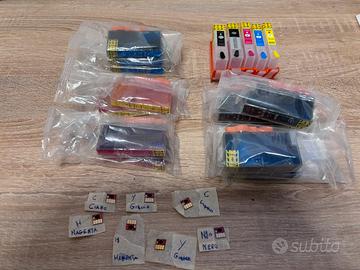 Kit cartucce ricaricabili HP 364 XL + kit cartucce