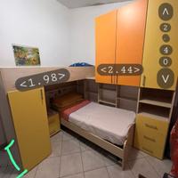 Camera a soppalco come NUOVA legno truciolare 2 cm