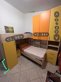 Camera a soppalco come NUOVA legno truciolare 2 cm