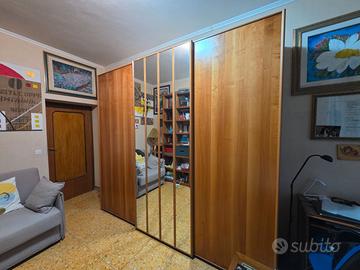 Armadio 4 stagioni con porte scorrevoli e spdcchio