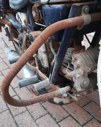 Paragambe artigianale moto epoca Guzzi