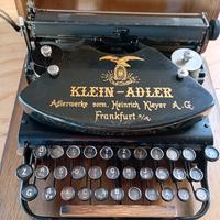 Macchina da scrivere Klein-Adler anno 1918
