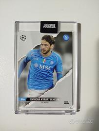 Topps Card Napoli Kvaratskhelia numerata 10/199