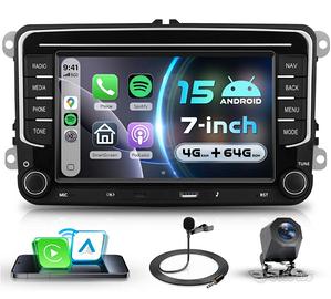 Autoradio Android 15 VW Golf 5/6 4+64GB Nuova