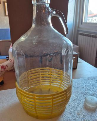 damigiana in vetro da 5 litri