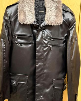 Giacca elegante italiana taglia 48 uomo pelle