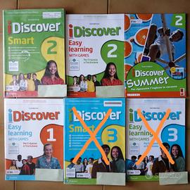 I discover 1. 2. libri scolastici inglese media