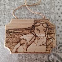 Targhetta legno 