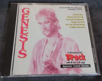 Genesis Live in Boston Basel London 1972 CD