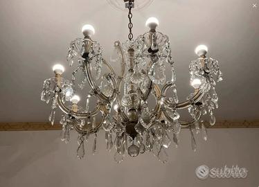 Lampadario cristallo