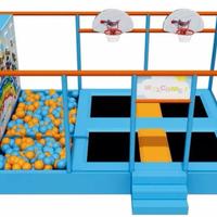 Tappeto Elastico con Vasca Palline per Bambini