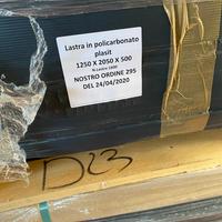 Lastra di POLICARBONATO 2,05x1,25m sp.0,5mm