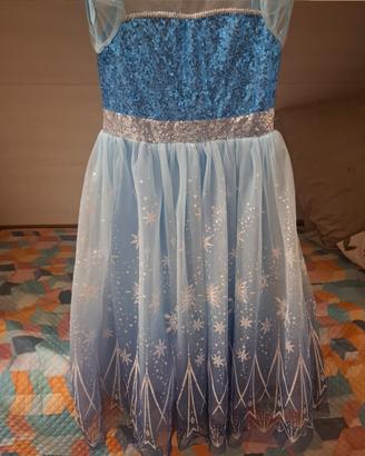 Costume Frozen Elsa 4-5 anni 120 cm