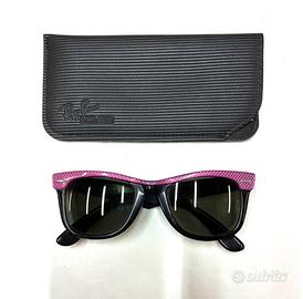 Occhiali donna RAY-BAN WAYFARER Leather Fuxia Vint