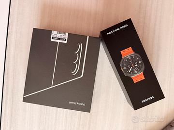 Samsung ZFold7 256 giga e Galaxy whatc Ultra