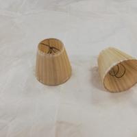 Coppia di paralume in stoffa