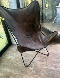 Poltrona vintage in pelle