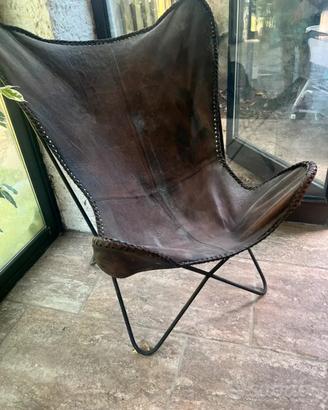 Poltrona vintage in pelle