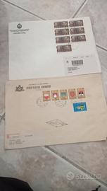 2 buste di  francobolli