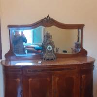 Due credenze antiche primi 900  con piano in marmo