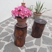 tronco da arredo giardino 