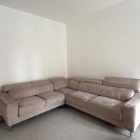 Divano angolare in microfibra