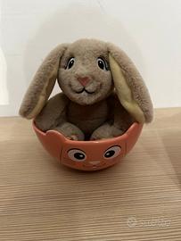 Portaoggetti con peluche a forma di coniglio