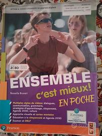libro francese scuola media Ensamble c'est mieux